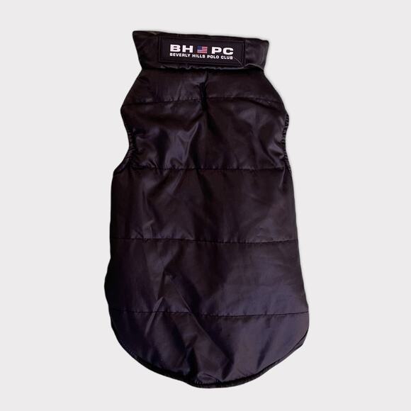 Beverly Hills Polo Club Black Dog Vest Polyester Medium - Picture 1 of 7